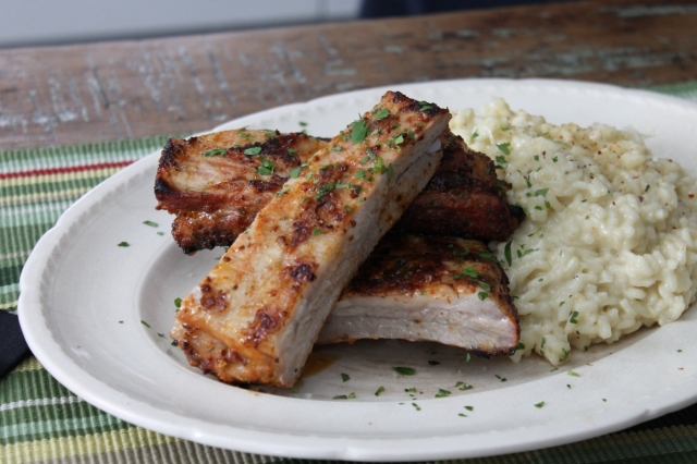 Pehito de cerdo con arroz cremoso