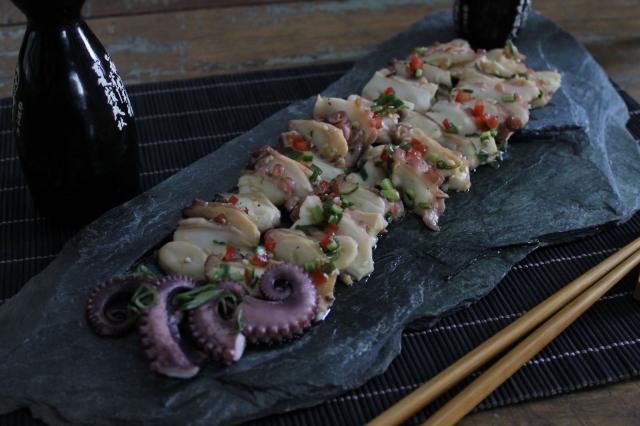 Pulpo estilo japones, «Tako Su «